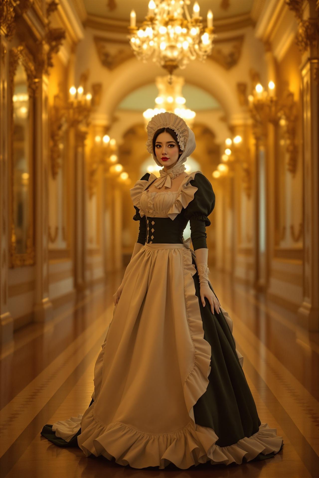 吃瓜福利-宫廷女仆 吃瓜福利-宫廷女仆-女仆装写真作品